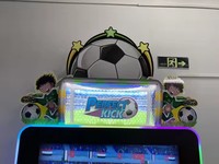 Simulateur de football à pièces Football de rachat adapté aux enfants avec logo et motif d'impression numérique