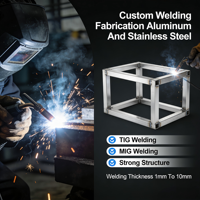 Chengdacai – Service de soudage TIG/MIG sur mesure pour charges lourdes, fabrication de tôlerie, supports et cadres de montage en acier inoxydable et aluminium