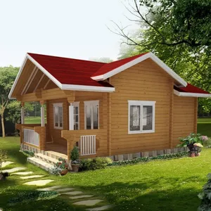 Pesona pedesaan: Desain & tata letak kabin kayu satu kamar tidur
