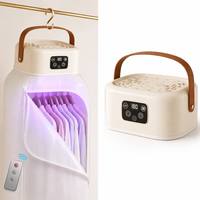 Séchoir à linge électrique portable compact avec contrôle par minuterie et sac de séchage intégré