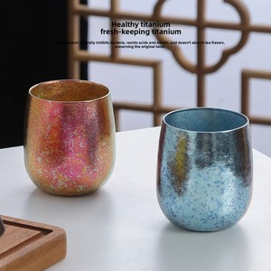 Botella de Agua Portátil de Doble Capa de Titanio Puro de Alta Gama, Taza de Café, Taza de Té, Vaso de Cerveza para Hombres y Mujeres, Estilo Chino, Vaso para Hielo - Product Image 2
