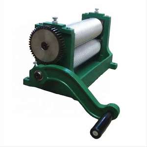 Obral sisir madu tekan sarang lebah Manual, mesin Roller lembaran lilin lebah Embosser <span class=keywords><strong>Foundation</strong></span> Embossing - Product Image 3