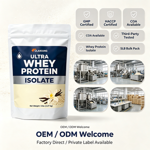 Proteína de Suero de Leche Aislada Ultra <span class=keywords><strong>Whey</strong></span> en Polvo, Sabor Vainilla, Alta Pureza, Absorción Rápida, 5LB, Suplemento a Granel, Marca Privada OEM - Product Image 4