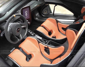 Siège de voiture de luxe en fibre de carbone véritable OEM avec revêtement Alcantara pour McLaren pour Lamborghini Sièges de voiture de course - Product Image 3
