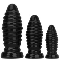 Dilatateur anal multi-tailles à ventouse extra-large et extra-épais HMPVC383, jouet sexuel pour fisting et masturbation anale