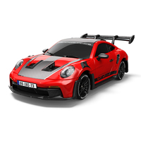 SJY-PO4302 Nouveau modèle 2026 Voiture RC de drift à l'échelle 1/43 en métal, télécommande 4 canaux, portée 50m, prête à l'emploi, gyroscope, éclairage, pour bureau