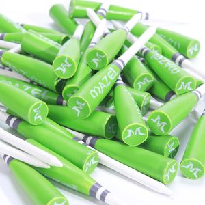 Tees de Golf de Madera Natural con Logotipo Personalizado, Tees de Golf de Bambú que Reducen la Fricción y el Efecto Lateral, Tees de Golf Más Estables con Soporte - Product Image 3