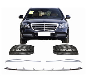 กระจังหน้าสำหรับ W222เมอร์เซเดสเบนซ์เอส-คลาสกระจัง S320 S450 S350แถบชุบไฟฟ้า <span class=keywords><strong>S500</strong></span>แถบตกแต่ง - Product Image 1