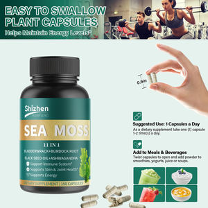 Integratore Alimentare di Muschio Marino OEM/ODM 150 Capsule con Fucus Vesiculosus, Radice di Bardana, Olio di Semi Neri e Ashwagandha - Product Image 5