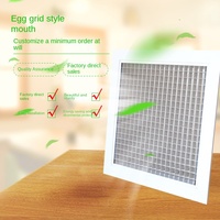 Grille d'aération carrée monocouche en alliage d'aluminium Zhujianghangze pour système d'air frais, sortie d'air intégrée au plafond