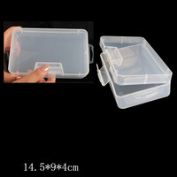 Boîtes de rangement transparentes pour bijoux et poissons Conteneur portable en plastique pour objets tranchants Produits ménagers Étui à capsules en plastique PP