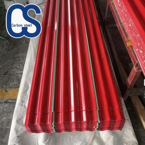 แผ่นหลังคาเหล็กลูกฟูกเคลือบสีมาตรฐาน ASTM แผ่นเหล็กเคลือบสี วัสดุก่อสร้าง แผ่นเหล็ก <span class=keywords><strong>GI</strong></span> - Product Image 1