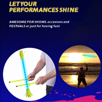 Bâton de fleur de jonglage de lumière LED Produit de jouets classiques