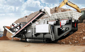 Estación de Trituración Minera de Diseño Compacto y Bajo Costo, Planta de Trituración de Roca, Trituradora de Impacto Móvil sobre Orugas, Cinta Transportadora, Línea 3 <span class=keywords><strong>en</strong></span> 1 - Product Image 3