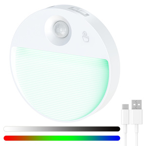 ไฟเซ็นเซอร์ตรวจจับความเคลื่อนไหวแบบชาร์จไฟได้ ดีไซน์ทันสมัย เปลี่ยนสีได้หลากหลาย ใช้เป็นไฟกลางคืนขนาดเล็ก เหมาะสำหรับทางเดิน บันได ห้องนอน ห้องนั่งเล่น - Product Image 6