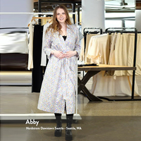 Fabricant d'usine Robe de spa de luxe à impression personnalisée Peignoir absorbant en coton éponge gaufré pour femmes