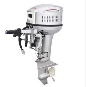 Nouveau moteur de bateau miniature 4hp 74,6cc 2 temps avec pompe à eau de mer pour bateaux à rames et hélices marines - Product Image 4
