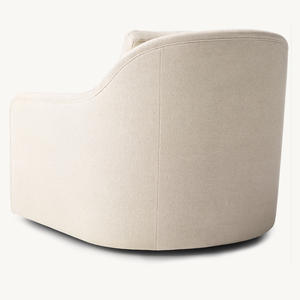 Rhoohill, silla decorativa de estilo americano de lujo, muebles de sala de estar, sofá, silla de salón giratoria de madera, sillón con marco de madera maciza - Product Image 4