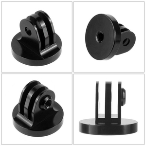 Adaptador Universal Anti-Reverse de 1/4 con <span class=keywords><strong>Triple</strong></span> Bloqueo para GoPro 13, DJI Action 6 y Cámaras de Acción - Product Image 1