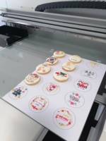 Impresora de Alimentos Comestibles de Inyección de Tinta de Cama Plana con Control Automático por Computadora para Cabezal de Impresión I3200, Alta Precisión, Multicolor, 1 Año de Garantía