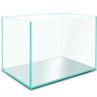 Aquarium en verre sur mesure, aquarium transparent en verre trempé, aquarium d'eau salée en verre trempé