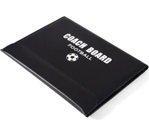 Pizarra de Entrenador de Fútbol Portátil de Cuero PU, Precio de Fábrica GAIATY, Plegable, Magnética, <span class=keywords><strong>Negra</strong></span>, 24x35cm - Product Image 2