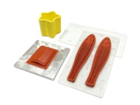 Moule de stamperie en silicone pour le formage précis des contours, pour la présentation de divers motifs et contours sur surfaces plastiques, impression à chaud