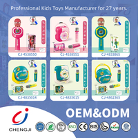 Haut-parleur karaoké pour enfants Chengji, nouveau design, instrument de musique, lumière colorée, haut-parleur portable avec microphone sans fil pour la musique des enfants
