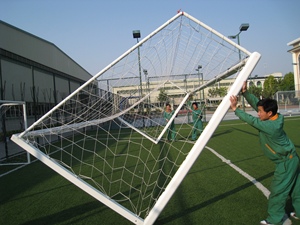 Portería de Fútbol Sala Resistente para Entrenamiento, 3x2m, Poste de Aluminio para Prácticas Escolares y de Academia, <span class=keywords><strong>LYM</strong></span>-300A ACT, Portátil y Profesional - Product Image 1