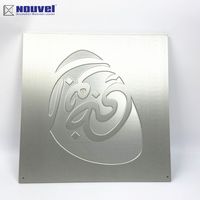 Panneau de revêtement mural en relief de haute qualité 3D Board Home Art Décoration Plaque d'estampage en acier inoxydable
