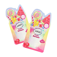 2025 personalizado impreso Mylar helado en forma de bolsa de aperitivos papel de aluminio sellado térmico a prueba de humedad Venta caliente para envasado de alimentos personalizado