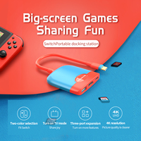 Base de Conexión Portátil Mindpure 3 en 1 USB-C, Estación de Acoplamiento con HDMI 4K 60Hz, Carga PD de 100W, USB 3.0 para Nintendo Switch y Steam Deck