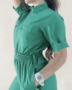 Uniforme d'hôpital de haute qualité, pochettes élastiques pour femmes, blouses de soins infirmiers, ensembles d'uniformes