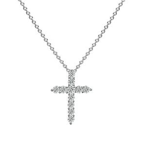 Pendentif en argent 925 de style tendance, pendentif en diamant moissanite, collier en moissanite, bijoux personnalisés - Product Image 1