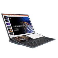 Portátil de 16 Pulgadas + 14 Pulgadas con Pantalla Táctil Intel I7-9750H, Bordes Delgados, para Negocios y Edición de Video, con Teclado Retroiluminado en Inglés