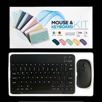 Ensemble clavier et souris sans fil universels pour tablette, ordinateur, iPhone Duo / iPad et autres smartphones
