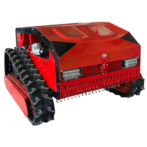 TMAXTOOL Tondeuse à gazon à chenilles thermique 7,5 CV 4 temps télécommandée avec débroussailleuse intégrée pour l'agriculture, les pentes, les vergers et les zones humides - Product Image 1