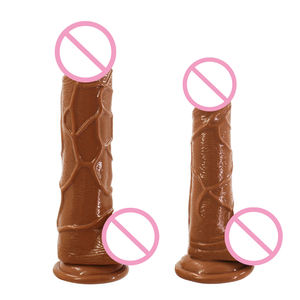 Vendita calda stile classico 7 pollici TPE Dildo realistico giocattoli adulti del sesso per le donne - Product Image 1