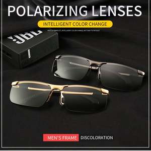 Gafas de Sol Polarizadas Fotocromáticas con Marco de Aleación UV400 para Hombre, Última Moda - Product Image 4