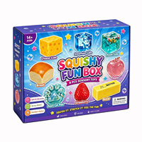 Nouvel Arrivage Jouets à Presser en Caoutchouc 8 Pièces Série Boîte Mystère Douce Jouets Boîte Surprise Anti-Stress Fidget Jouets à Presser Décompression Ensemble