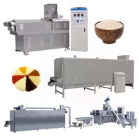 Ligne de production d'extrusion de riz nutritionnel, machine à fabriquer du riz artificiel fortifié, ligne de production d'extrusion