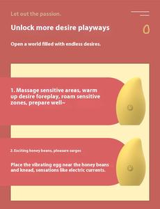 Vibrador de salto de mango de <span class=keywords><strong>pera</strong></span> de plátano multifrecuencia erótico femenino con base de carga magnética para consolador de huevo - Product Image 6