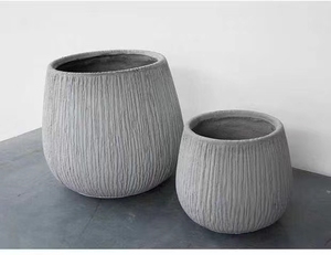 Di alta qualità di grande decorativo esterno vaso di fiori di qualità in fibra di vetro materiale stampo in Silicone per la vendita - Product Image 6