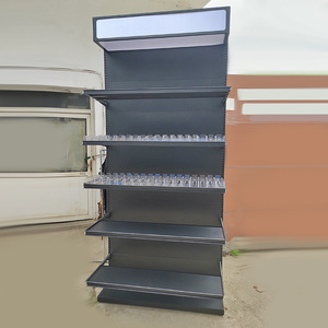 Sou Mi Ka Supermarket Display Rack 5 Tier With Pushers And Light Box Modern Indoor Shelf LED Lighting - Product Image 2