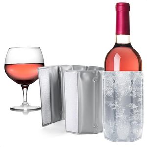 Portable réutilisable Gel sac <span class=keywords><strong>de</strong></span> glace <span class=keywords><strong>bouteille</strong></span> manchon <span class=keywords><strong>de</strong></span> refroidissement argent garder votre <span class=keywords><strong>eau</strong></span> vin bière boissons <span class=keywords><strong>bouteille</strong></span> Cool actif refroidisseur <span class=keywords><strong>de</strong></span> vin - Product Image 1
