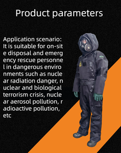 Traje de Protección Contra la <span class=keywords><strong>Radiación</strong></span> <span class=keywords><strong>Nuclear</strong></span> y Química, Impermeable y Seguro, Material PP con Estilo de Bota - Product Image 2