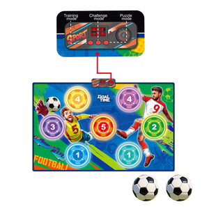 <span class=keywords><strong>Tapis</strong></span> de football mural avec musique et deux ballons, jeu d'entraînement <span class=keywords><strong>interactif</strong></span> pour le développement des compétences et le plaisir de jeu en intérieur - Product Image 4