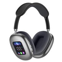 Casque AKZ MAX700 avec écran numérique RGB, intra-auriculaire et supra-auriculaire, avec lecteur de carte