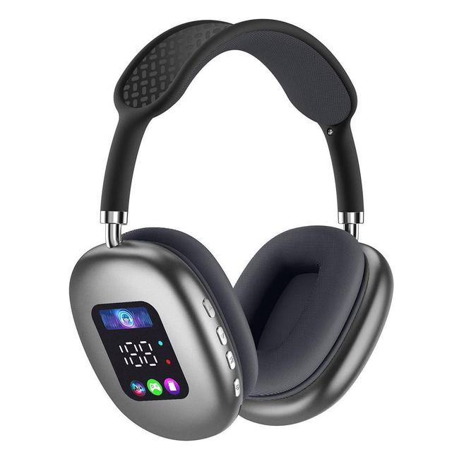 AKZ MAX700 RGB Digital Display Screen On-Ear & Over-Ear for Headset with Card Reader Features