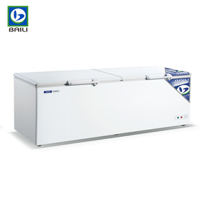 Tủ lạnh thương mại 820L tủ đông sâu ngang tủ đông hàng đầu tủ đông cửa rắn - Product Image 6